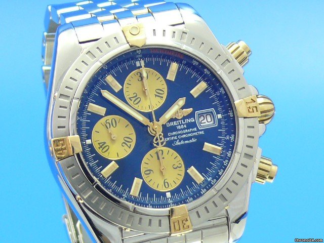 Breitling CHRONOMAT EVOLUTION STAHL/GOLD CHRONOGRAPH watches