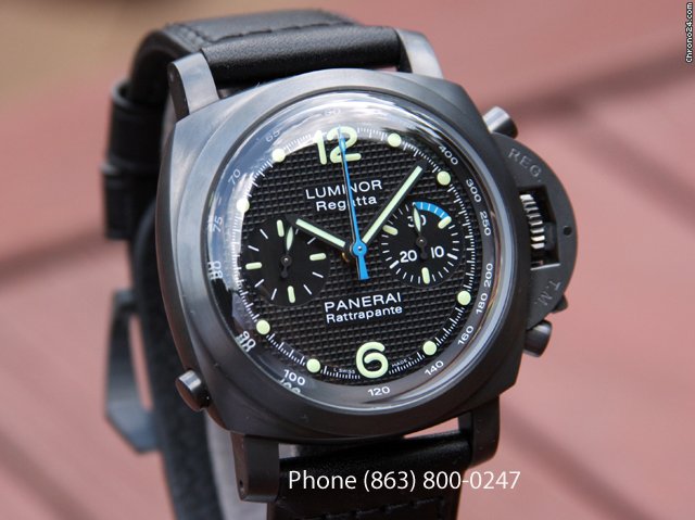 Panerai PAM 332 Luminor 1950 Regatta Rattrapante PVD Special Edition: watches