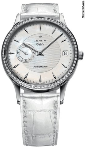 Zenith Class Elite Automatic Diamond Ladies Watch 16102568080C664 watches