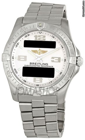 Breitling Aerospace Silver Dial Mens Watch E7936210-G606TI watches