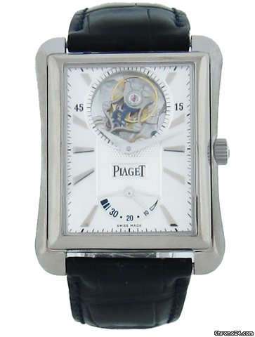 Piaget White Gold Black Tie Emperador Tourbillon Power Reserve watches