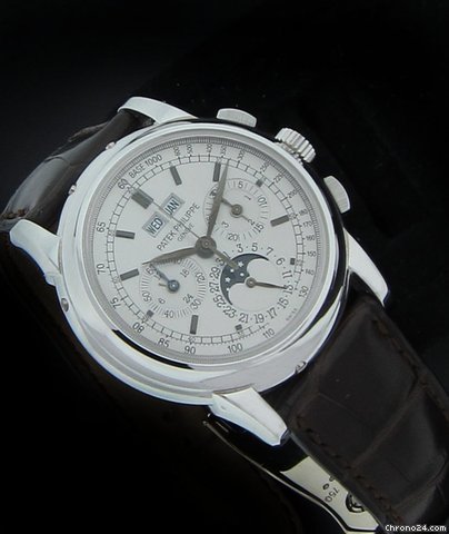Patek Philippe White Gold Perpetual Calendar Chronograph 5970G watches