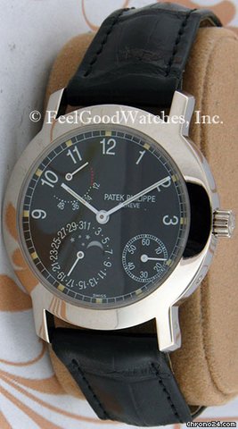 Patek Philippe 5055G Moon Phase / Power Reserve, White Gold watches