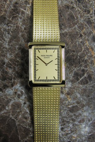 Patek Philippe 18k Yellow Gold Gondolo Mechanical Nos Watch watches