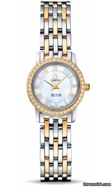 Omega De Ville Prestige Quartz 22 mm Steel And Yellow Gold watches