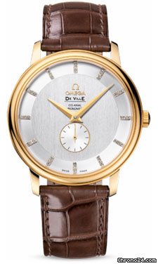 Omega De Ville Prestige Small Seconds Yellow Gold watches