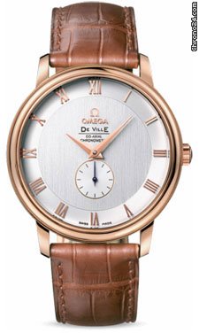 Omega De Ville Prestige Small Seconds Red Gold watches