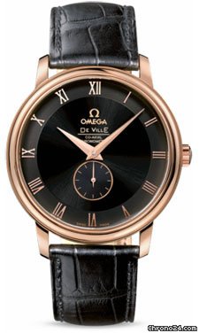 Omega De Ville Prestige Small Seconds Red Gold watches