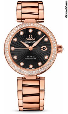 Omega De Ville Ladymatic Red Gold watches