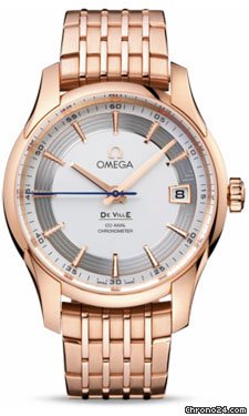 Omega De Ville Hour Vision Red Gold watches