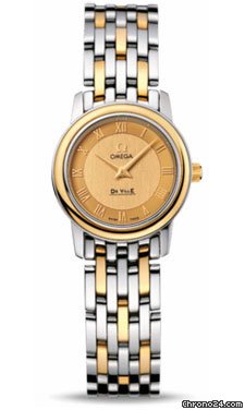 Omega De Ville Prestige Quartz 22 mm Steel And Yellow Gold watches