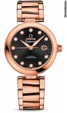 Omega De Ville Ladymatic Red Gold watches