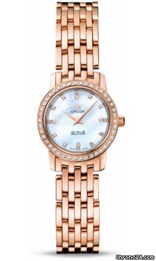 Omega De Ville Prestige Quartz 22 mm Red Gold watches