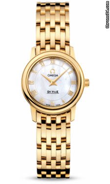 Omega De Ville Prestige Quartz 22 mm Yellow Gold watches