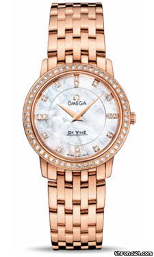 Omega De Ville Prestige Quartz 27.0 mm Red Gold watches