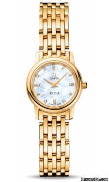 Omega De Ville Prestige Quartz 22 mm Yellow Gold watches