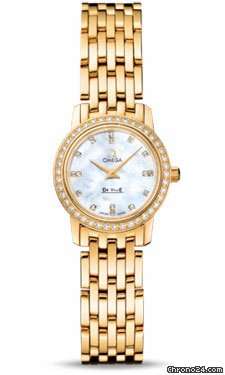 Omega De Ville Prestige Quartz 22 mm Yellow Gold watches