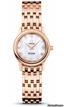 Omega De Ville Prestige Quartz 22 mm Red Gold watches