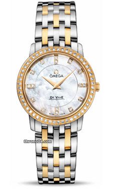 Omega De Ville Prestige Quartz 27.0 mm Steel And Yellow Gold watches