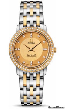 Omega De Ville Prestige Quartz 27.0 mm Steel And Yellow Gold watches