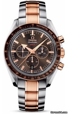Omega Speedmaster Broad Arrow 42 mm Steel And Red Gold watches