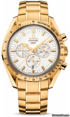 Omega Speedmaster Broad Arrow 42 mm Yellow Gold watches