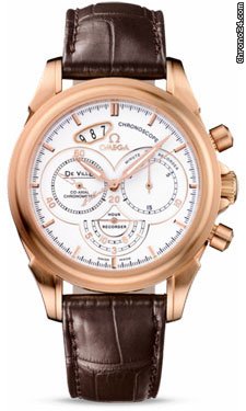 Omega De Ville Co-Axial Chronoscope 41 mm Red Gold watches