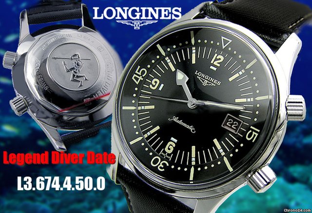 Longines LEGEND DIVER L633 L3.674.4.50.0 watches