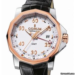 Corum Admiral's Cup GMT 44 Zweite Zeitzone NEU incl MWST mit B+P watches