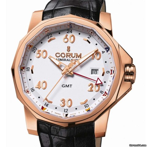 Corum Admiral's Cup GMT 44 Zweite Zeitzone NEU incl MWST mit B+P watches