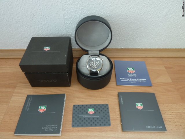 Replica TAG Heuer Carrera Automatic Chronograph CV2113 kpl. mit Box, Papieren, Watch