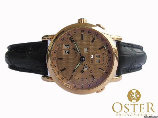 Ulysse Nardin GMT +- PERPETUAL EWIGER KALENDER 500 ST¨¹CK 18K ROSEGOLD watches