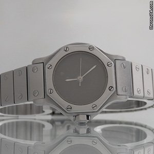 Cartier "Santos", Edelstahl - Automatik watches