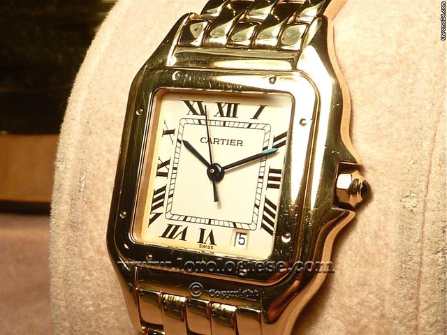 Cartier Panthere Grand Modele Solid Gold watches