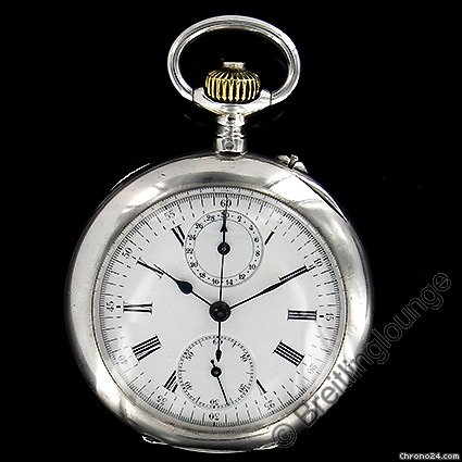 Breitling 1909 Silber 800 AG Taschenchronograph Lepine watches