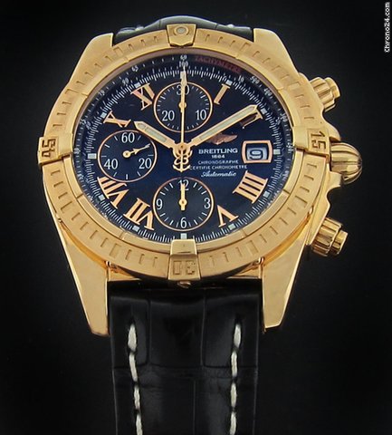 Breitling Rose Gold Chronomat Evolution H13356 watches