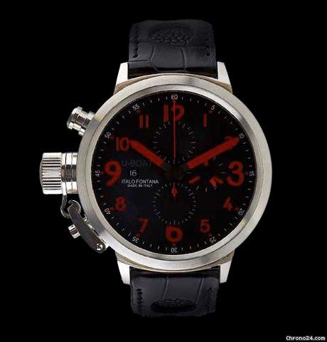 U-Boat FLIGHTDECK 50 CA 925 BK RED - 100 % NEW watches
