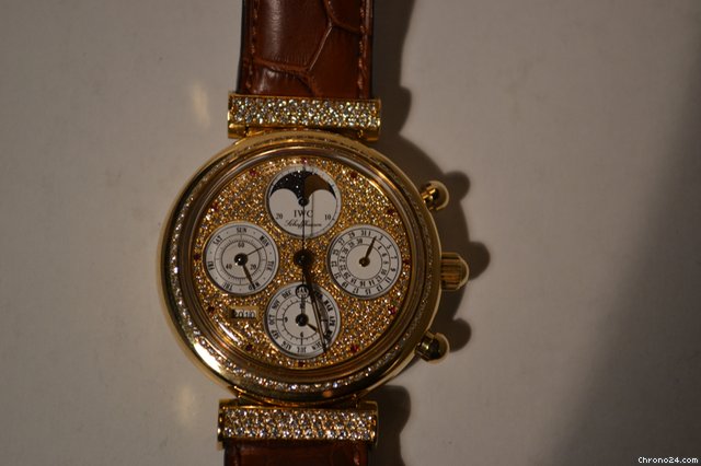 IWC Da Vinci Perpetual Calender diamonds watches