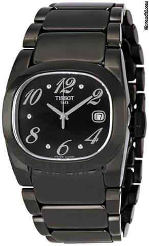 Tissot T Moments Black PVD Ladies Watch T009.310.11.057.01 watches