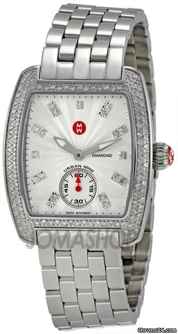 Michele Mini Urban Silver Diamond Sial Ladies Watch MWW02A000508 watches
