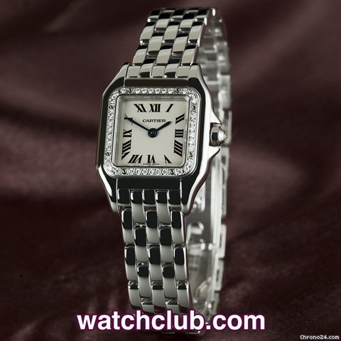 Cartier Lady Panthere - White Gold Diamond Bezel watches