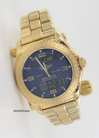 Breitling Emergency in GG Box & Papiere Finanzierung meglich watches