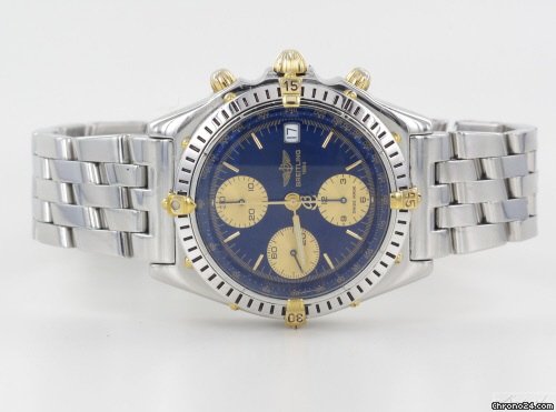 Breitling Chronomat Stahl mit Pilotband in Stahl watches