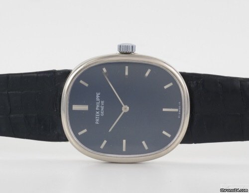 Patek Philippe Golden Ellipse 3548 18kt 750 WEISS GOLD HERRENUHR watches