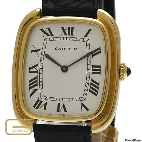 Cartier Tonneau 18K.Gold watches