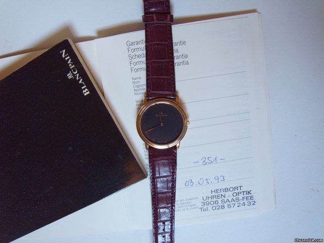 Blancpain ultra slim watches