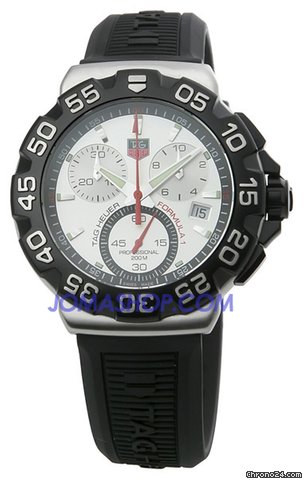Replica TAG Heuer Formula One Chronograph Steel Black Rubber Mens Watch CAH1111.BT0714 Watch