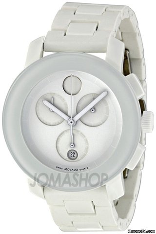 Movado Bold Chronograph Small White Bracelet Ladies Watch 3600057 watches