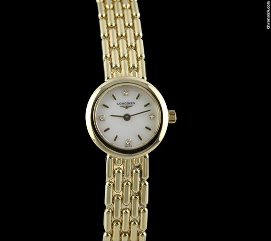 Longines Yellow Gold MOP Diamond Round [ON HOLD] watches