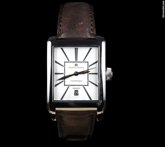 Maurice Lacroix Pontos Rectangulaire Date SS [ON HOLD] watches